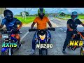 PULSAR NS200 VS NKD MODIFICADA VS YAMAHA RX115