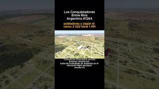 Los Conquistadores, Entre Ríos desde el Microsoft Flight Simulator #losconquistadores #entrerios