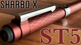 【渋カッコいい】多機能ペン 限定色 シャーボX ST5 ビターボルドー 紹介【文房具】