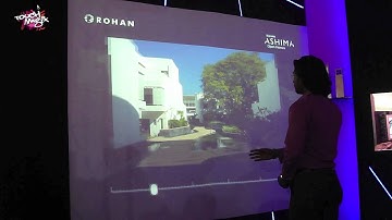Real Estate project Launch with Gesture-based Interactive Wall Projection
