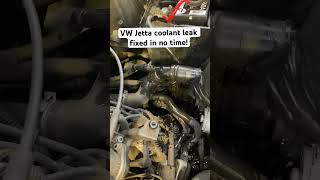 VW Jetta coolant leak fixed in no time! #atlas5401 #volkswagencars #jetta 01.