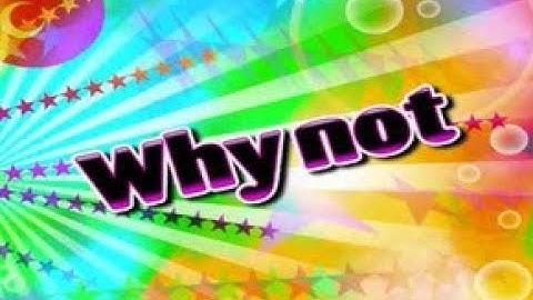 DDR X - WHY NOT