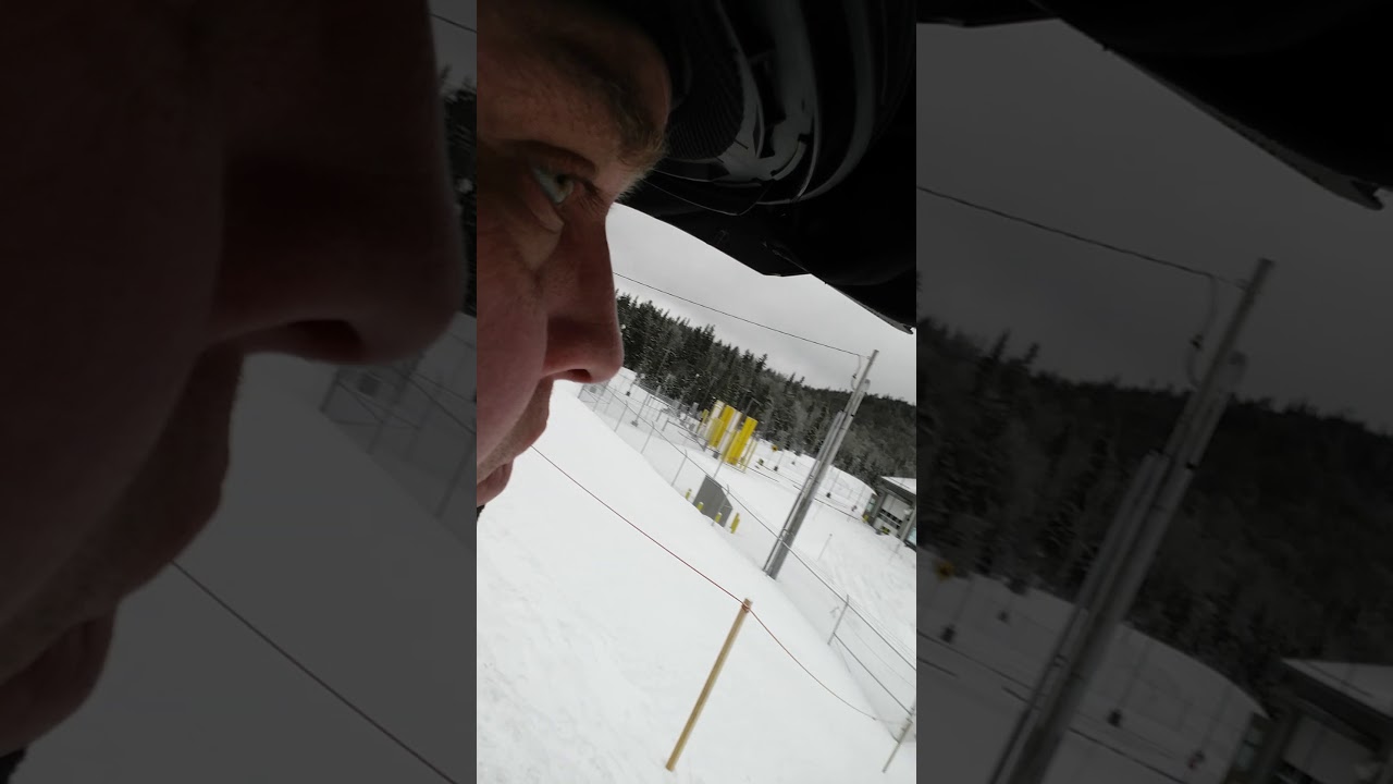 United States/Canadian border snowmobiling Pittsburg New Hampshire 2-24-18