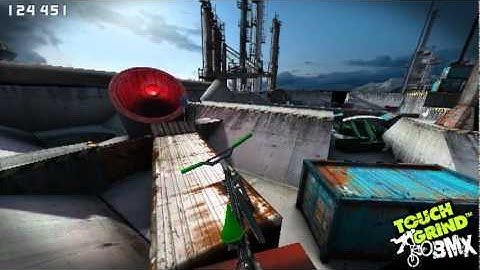 200k points in the docks - Touchgrind BMX