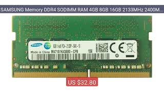SAMSUNG Memory DDR4 SODIMM RAM 4GB 8GB 16GB 2133MHz 2400MHz 2... — Amazing Value 2026 | Must Have!