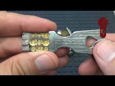 1086 UNUSUAL ARGENTINIAN "TRABEX" DIMPLE LOCK PICKED & GUTTED eng sub