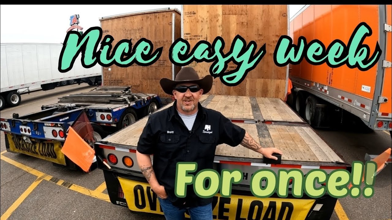 Ep. 87 Finally have an easy pace low stress week of trucking! Avoided 2