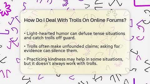 How Do I Deal With Trolls On Online Forums? - Everyday-Networking