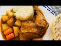 Cómo hacer pollo guisado Salvadoreño