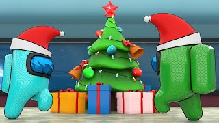 Among Us Distraction Dance with Jingle Bells version | 3D Animation