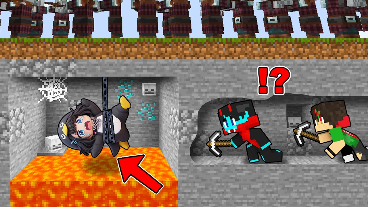 GUGU GAGA is in DANGER!! - Minecraft