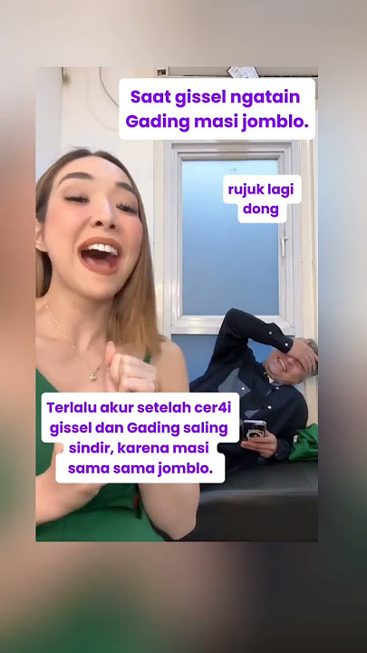 Saat Gisel dan Gading ketemu #gadingmartin #giselle #vidoeshort #viralvideo