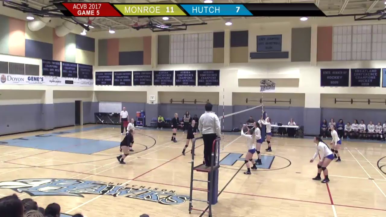 Regional Volleyball 2017 Hutch vs Monroe YouTube