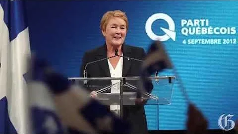 Pauline Marois speech interrupted by security threat