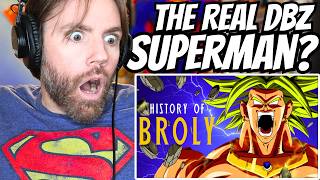 Superman Fan Reacts to the HISTORY of BROLY | Dragon Ball Z