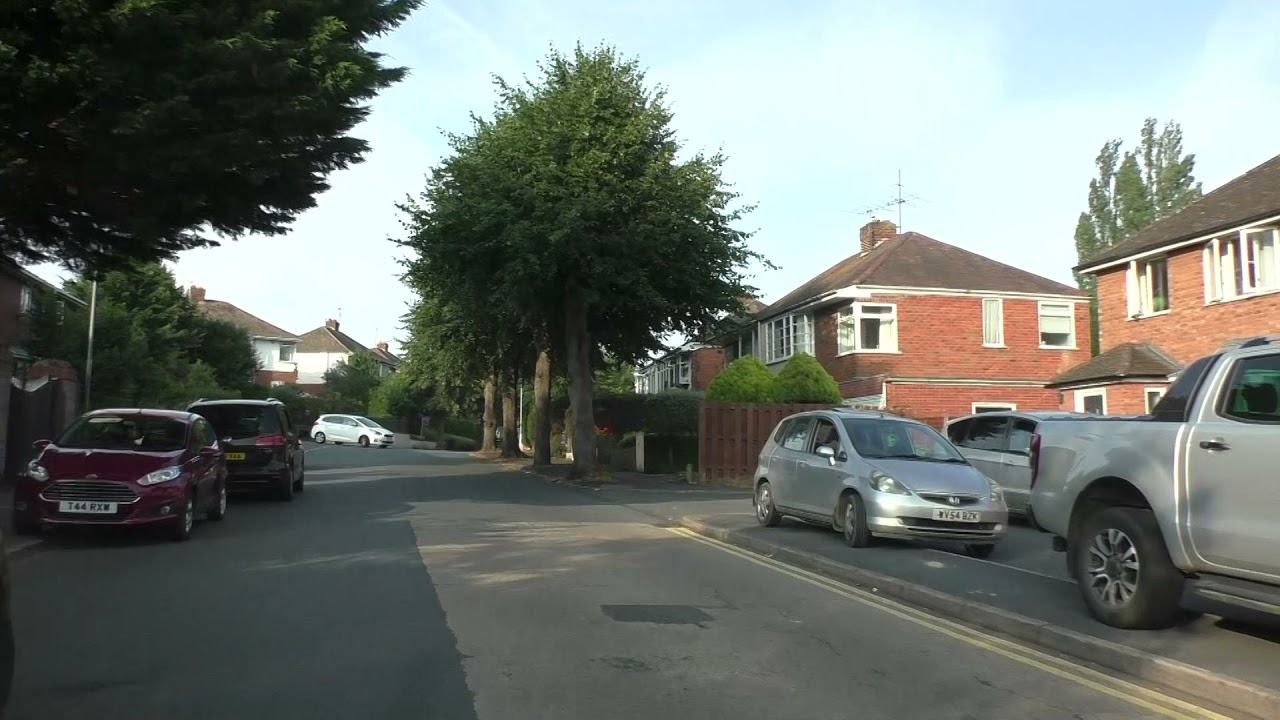 Driving On Bromyard Road, Broadway Grove, Rea Way, Drake Avenue & Tudor Way, Worcester, UK