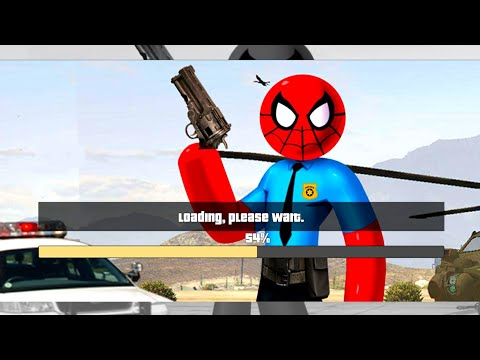 Us Spider Police Stickman Rope Hero Strange Vegas Crime Simulator Vice Town Android Gameplay Hd - han kanal roblox iron man