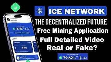 Ice Network | The Decentralized Future | Free Mining Application | Full Detailed Video #icenetwork