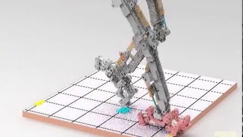 PistonRobot Walking KeyShot low res rendering