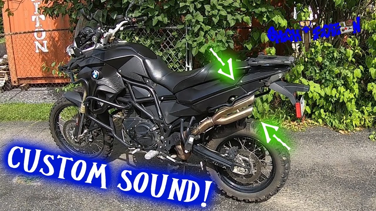 Custom Motorcycle Exhaust! BMW F800GS Danmoto XG1 YouTube
