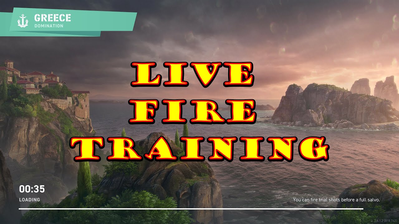 Live Fire Training Helena (World of Warships Legends Xbox One X) 4k