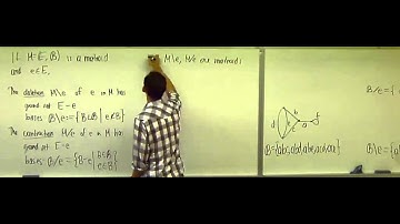 Lecture 23 . Hopf Algebras and Combinatorics (Federico Ardila)