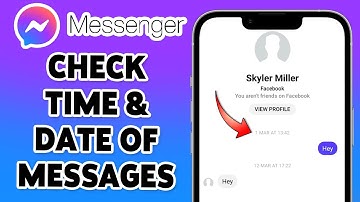 How To Check Time And Date Of Messages In Messenger 2024 | View Messenger Chat Timestamps