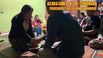 Acara mengelua/tunangan @lusianatumangger5273 dan Prekdi Berutu dalam suku Pakpak