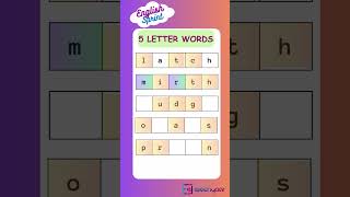 5 Letter Words Word Game