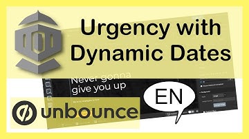 HOW TO create URGENCY with an OFFSET DATE in UNBOUNCE