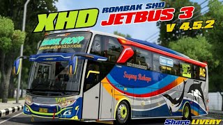 BUSSID V4.5.2 SHARE SUGENG RAHAYU LIVERY XHD ARJUNA TO JB3 SHD MERCY CODENAME #bussid #livery screenshot 3