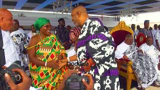 Ga Mantse Arrives At William Ocloo 10Th Memorial In Dodowa