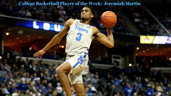 Jeremiah Martin Memphis Tigers 37 PTS vs Wichita S...