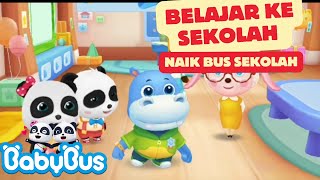 Baby Panda Menggunakan Bus Sekolah - PERMAINAN BABY BUS screenshot 2