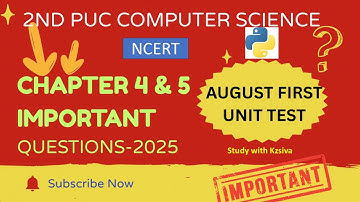 2nd PUC Computer Science |Chapters Queue & Sorting | Important Questions for Quarterly Exam 2025