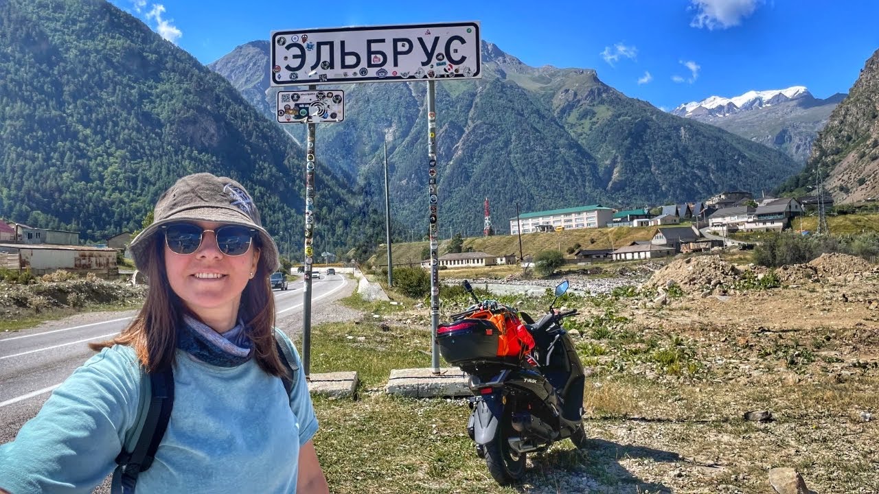 ОДНА на скутере по Кавказу: Безумие или свобода?  🏔️ 🛵 (1часть)