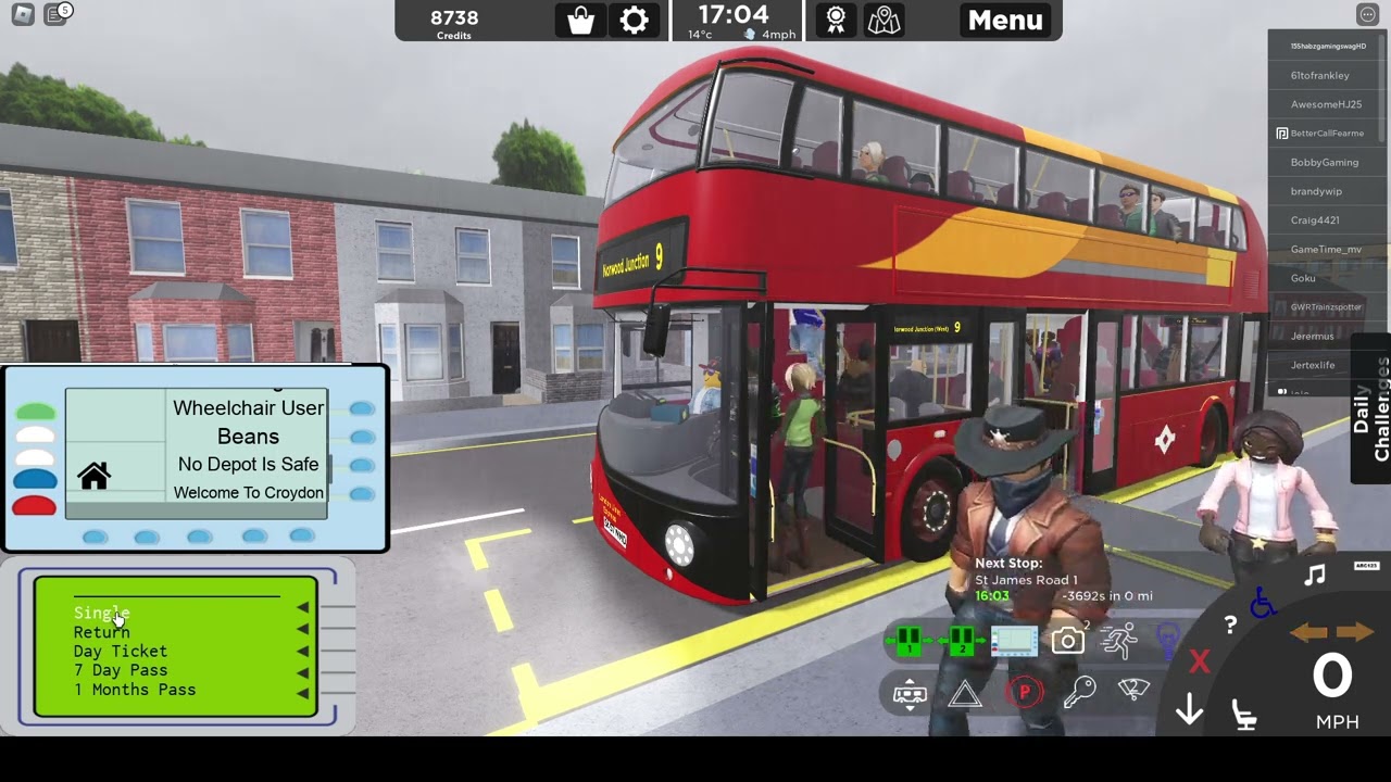 Croydon V1.3 - Bus Route 9: Thornton Heath Pond - Norwood Junction | The NB4L - London Lines Express