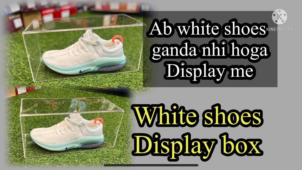 White shoes display box how to display white shoes acrylic shoe