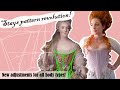 How to make 18th century stays patterns- my edition