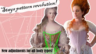 How to make 18th century stays patterns- my edition