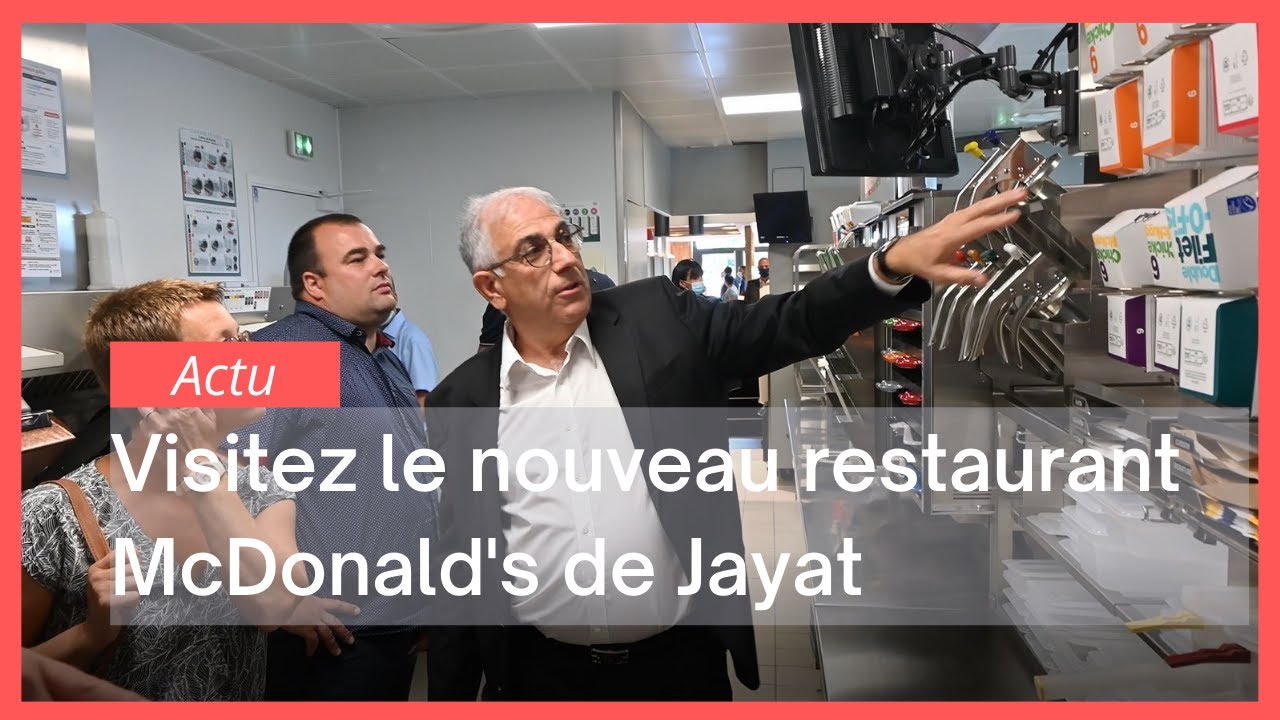 Visitez le nouveau McDonalds de Jayat