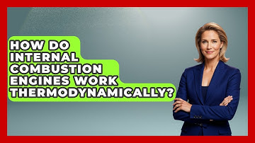 How Do Internal Combustion Engines Work Thermodynamically? - Thermodynamics For Everyone