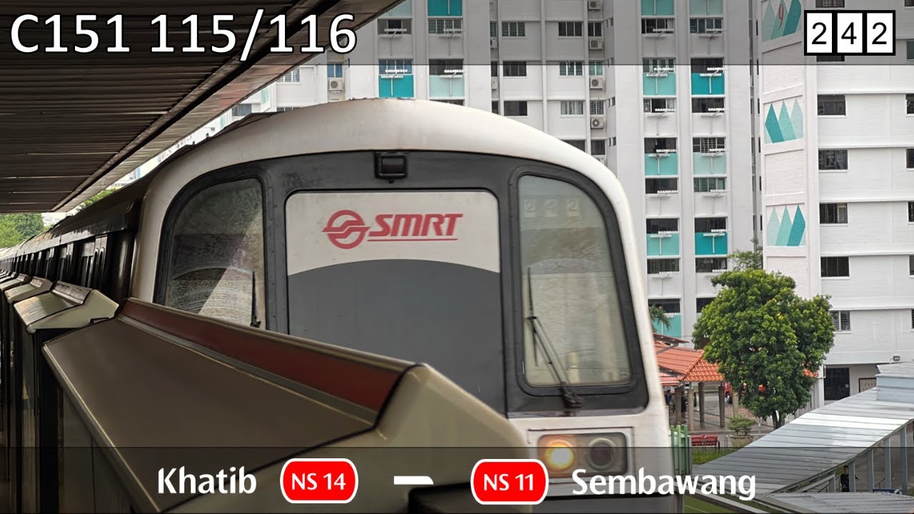 [SMRT] KHI C151 ~ 115/116 NS14 Khatib → NS11 Sembawang