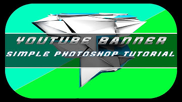Photoshop Tutorial • HOW TO MAKE A CLEAN YOUTUBE BANNER