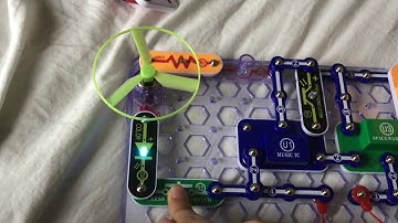 Snap Circuits Jr Select Using Parts as Conductors