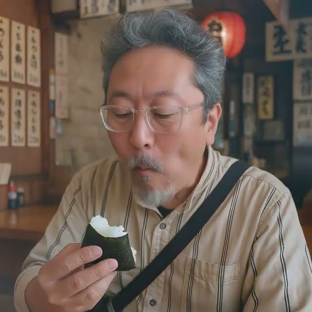 Prompt: Saya makan onigiri 🍙 di warung Jepang 🎌 created by @rangoostarr2606 #shorts #onigiri #ai
