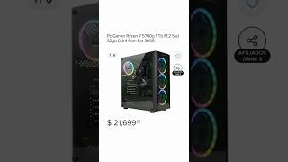 PC Gamer Barata y Potente Ryzen 7 5700G RTX 3050 Mercado Libre 2026 La mejor opcion calidad precio