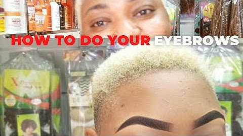 HOW TO: QUICK AND EASY EYEBROW TUTORIAL ( BEGINNER FRIENDLY
