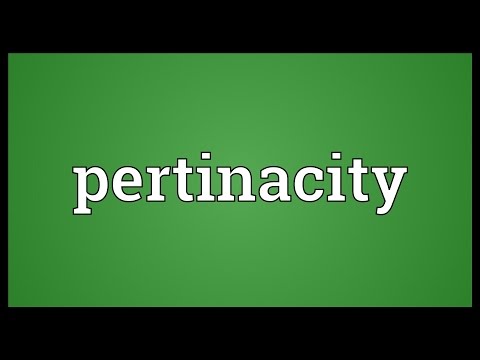 Header of pertinacity