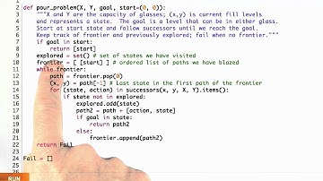 Pouring Solution - Design of Computer Programs